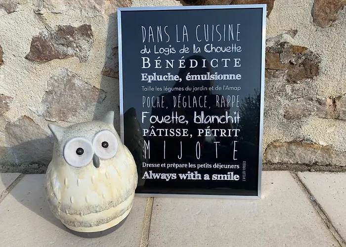 Le Logis De La Chouette בית הארחה באוג'ה